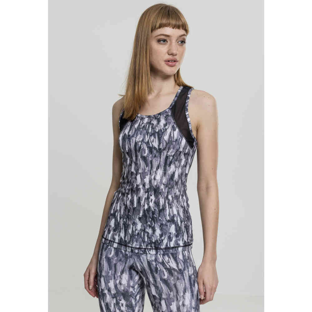 Urban Classics - Active Graphic Sport top - Grey